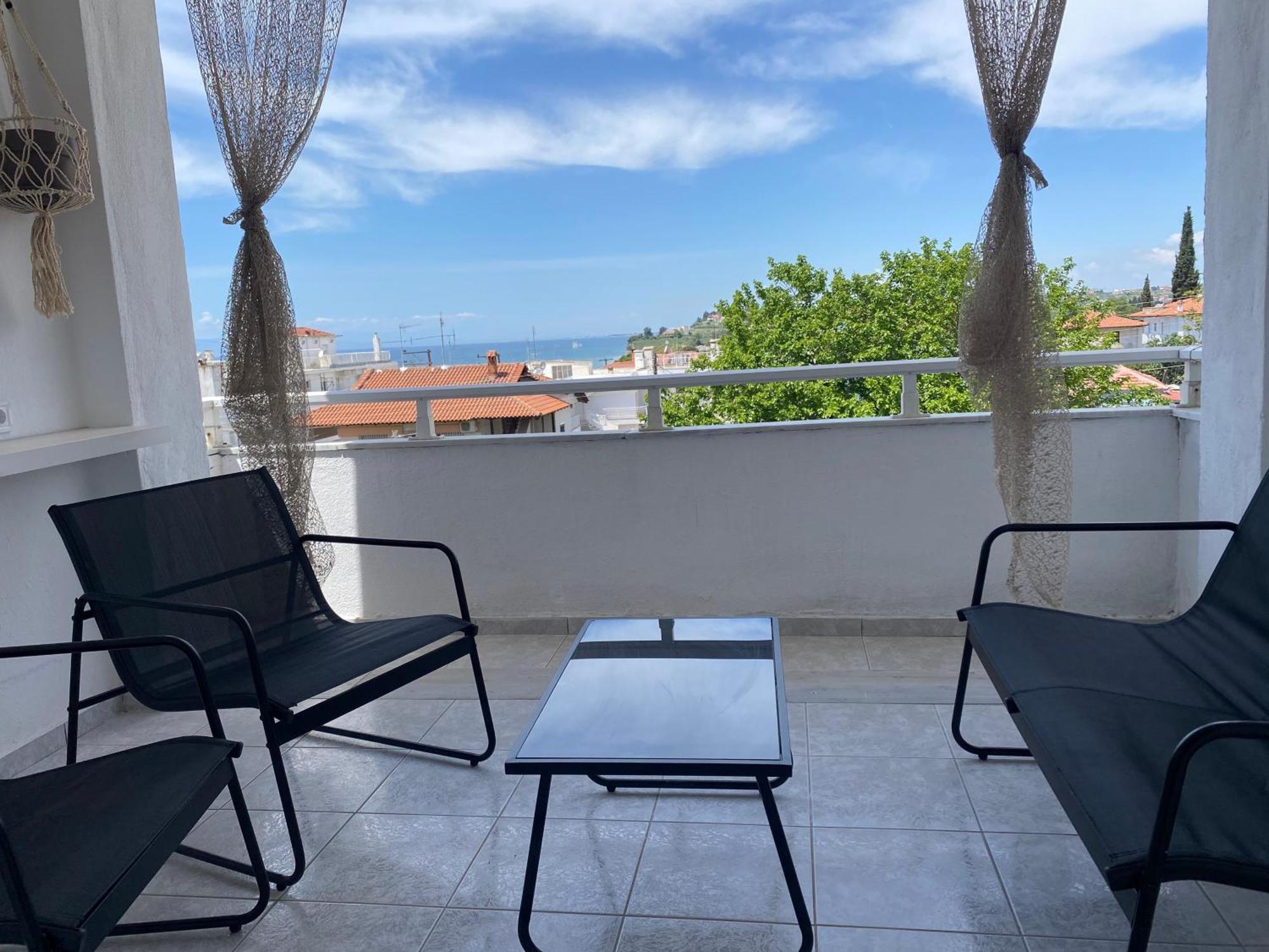 Appartement Sun & Sea à Nea Irakleia Extérieur photo